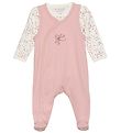 Fixoni Strampler m. Body l/ - Misty Rose