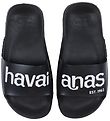 Havaianas Flip Flops - Slide Classic+ Logomaina - Black