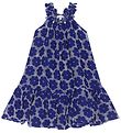 Christina Rohde Dress - Blue w. Flowers