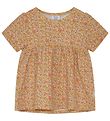 Hust and Claire Kleid - Arina - Ochre m. Blumen