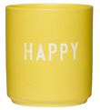 Design Letters Tasse - Favoris Cup - Happy - Yellow