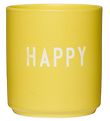 Design Letters Mugg - Favorite Cup - Happy - Yellow