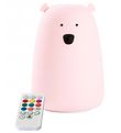 Rabbit & Friends Lamp - Bear - 17x11 cm - Rose