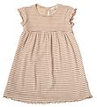 Joha Kleid - Wolle/Seide - Rib - Braun/Weiß
