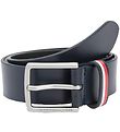 Tommy Hilfiger Belt - Leather Belt - Black