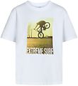 Grunt T-Shirt - Fahrrad - Wei m. Print