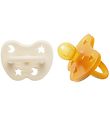 Hevea Schnuller - 3-36 Mt. - 2er-Pack - Naturgummi - Milchig Whi