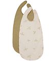CeLaVi Lätzchen - 2er-Pack - Lang - PU - Khaki