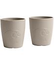 Sebra Becher - 2er-Pack - Bootssteg Beige