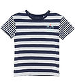 Minymo T-shirt - Blue Nights w. Stripes