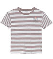 Minymo T-shirt - Moon Rock w. Stripes