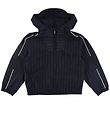 Emporio Armani Anorak - Navy/Weißer Streifen m. Text