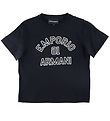 Emporio Armani T-Shirt - Marine av. Blanc