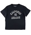 Emporio Armani T-Shirt - Navy m. Weiß
