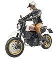 Bruder Figure w. Scrambler Ducati Desert Sled - bworld - 63051