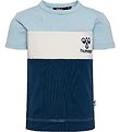 Hummel T-Shirt - hmlAzur Block - Himmlisch Blue