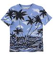BOSS T-shirt - Light Blue w. Palms