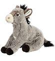 Living Nature Soft Toy - 24x22 cm - Donkey - Grey