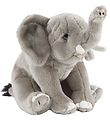 Living Nature Knuffel - 23x17 cm - Olifant - Grijs