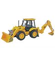 Bruder Work machine - JCB 4CX Excavator w. Front loader - 024