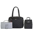 Storksak Wickeltasche - Stevie Quilt - Schwarz