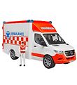 Bruder Car - Sprinter Ambulance w. Light/Sound and Driver - 0267