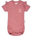 Hummel Justaucorps m/c - hmlTalya Ruffle - Mesa Rose