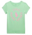 Polo Ralph Lauren T-shirt - Longwood - Ljusgrn m. Rosa