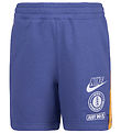 Nike Shorts - French Terry - Diffuserad Blue