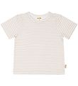 Petit Piao T-Shirt - baggy bedrukt - Pearl Blue/Offwhite