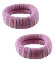 By Str lastiques - 3 Pack - Ea - Rayures Pastel Violet/Lger