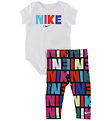 Nike Lichaamsset - Leggings/Romper s/s - Obsidiaan