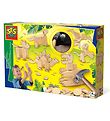 SES Creative - Construction Playset Wood - Dinosaurs