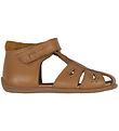 Pom Pom Sandals - Starters Drops Velcro - Camel