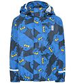 LEGO Ninjago Rain Jacket - PU - Jonathan 103 - Blue w. Ninjas