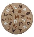 Bloomingville Gólfteppi - Ø: 130 cm - Kvöldverður - Brúnt