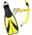 Aqua Lung Snorkeling Set - Adult - Compass - Black/Yellow