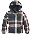 Tommy Hilfiger Padded Jacket - Global Stripe Check - Red/White/N