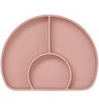 Cam Cam Teller - Silikon - 3 Fcher - Flower - Dusty Rose