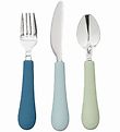 Cam Cam Cutlery - Silicone - Rainbow - Ocean Mix