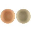 Cam Cam Bowls - Silicone - 2-Pack - Flower - Coral Mix