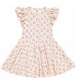 Msli Dress - Love Dress - Buttercream/Berry red