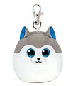Ty Keychain w. Soft Toy - Squishy Beanies - 9 cm - Slush