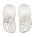 Crocs Sandalen - Classic+ Starry Glitter Klomp K - Wit