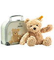 Steiff Kuscheltier - 25 cm. - Jimmy Teddy Bear - Im Koffer - Lig