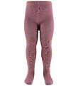 Melton Strumpbyxor - Hearts Tights - Grape Shake