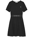 Calvin Klein Dress - Punto Tape SS Dress - Black
