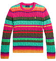 Polo Ralph Lauren Blouse - Knitted - Multicolour w. Stripes