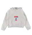 Tommy Hilfiger Sweat  Capuche - T Varsity - Nouveau Light Grey