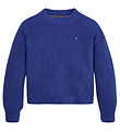 Tommy Hilfiger Blouse - Knitted - Pointelle - Navy Voyage